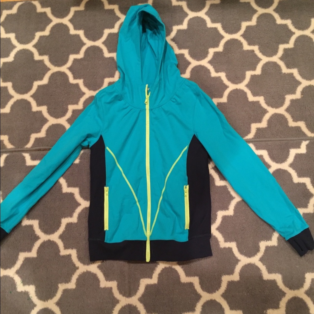 Blue zip up Ivivva jacket